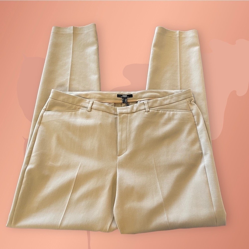 P090. NWOT Mexx Metropolitan Tan Khaki pants STYLE TP017 |12 - Picture 4 of 9